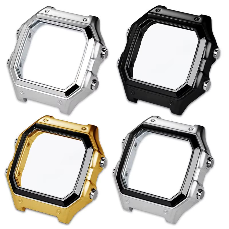 Casio Uhrengehäuse Edelstahl, Silber, Stahlarmband - Bild 5