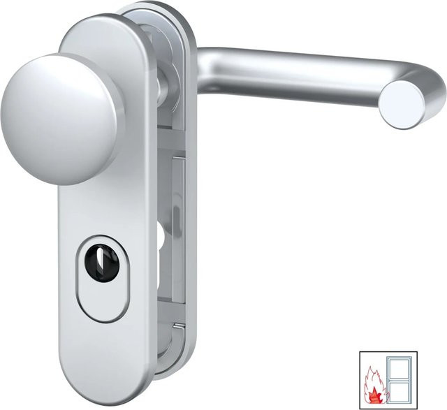 BASI Wechsel-Schutzbeschlag SB/FS 2200K ZA ES1 in Silber aus Edelstahl - Bild 1