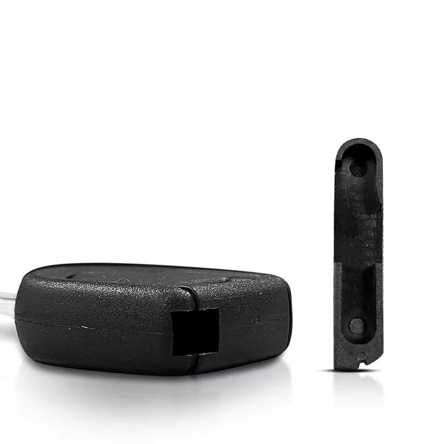 KEYYOU 10 Stück Transponder Autoschlüssel mit ID46 4D61 Chip für Mitsubishi Lancer Outlander L200 Shogun Pajero Montero 2002–2006, Schwarz - Bild 3
