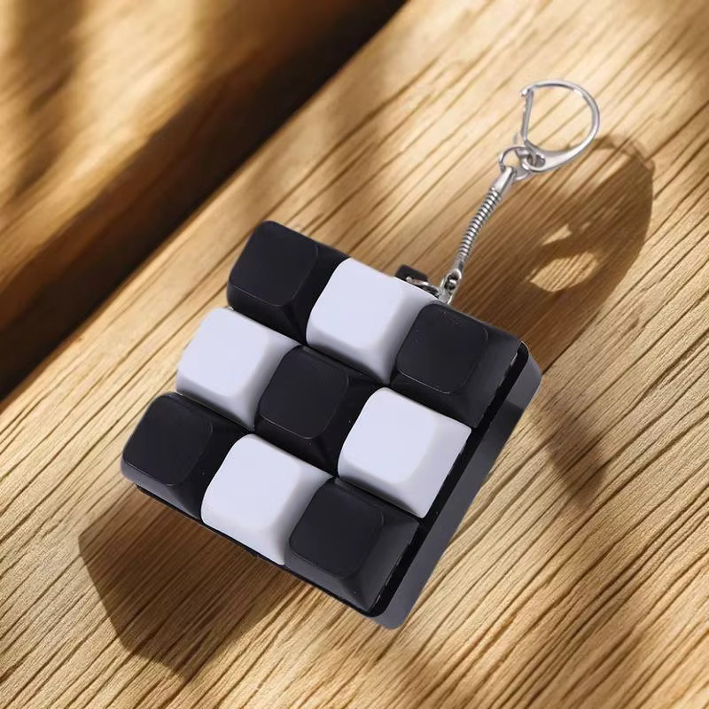 JETTING Tastatur-Tastenkappen-Set mit 9 Tasten als DIY-Schlüsselanhänger und Dekompressionsspielzeug - Bild 3