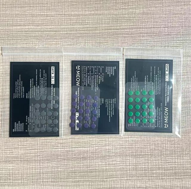 Meow Gaming Gear MGG Ultraglide PTFE-Mausgleiter DIY Maus-Gleitfüße geräuscharm grau Durchmesser: 6,6 mm - Bild 1
