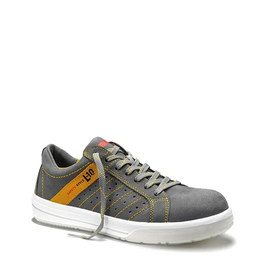 Elten Sicherheitshalbschuh Breezer Grey Low ESD S1 aus Nubukleder in Grau, Größe 39 - Bild 2