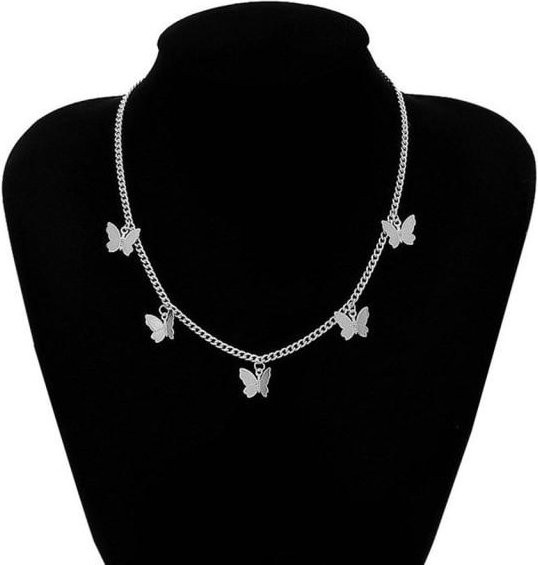 Allbestart Halskette Vintage, Silber, Messing, Damen - Bild 1