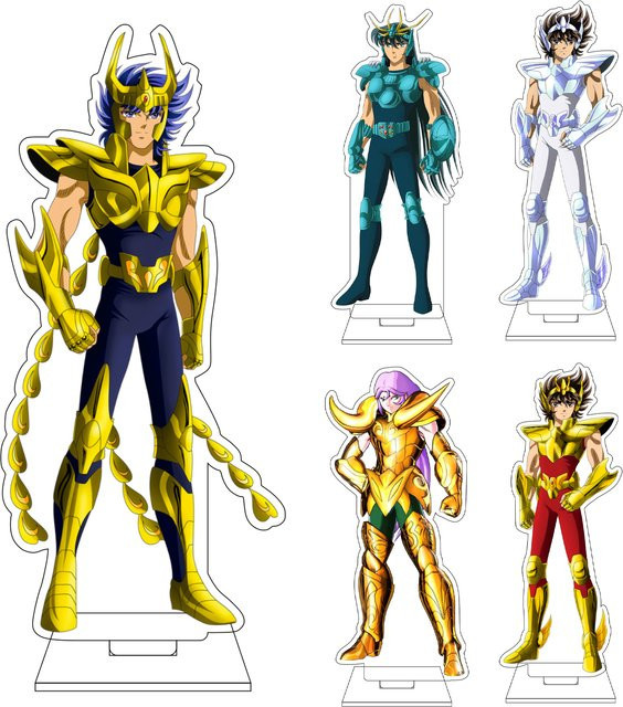 Bandai Saint Seiya Acryl-Figur Standplatte, Einzelfigur, 16cm - Bild 1