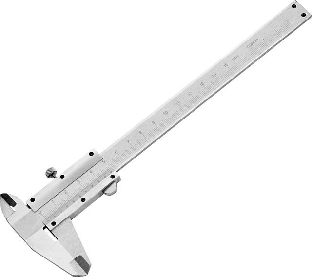 LUX-TOOLS Schieblehre Comfort aus Stahl in Silber, Messbereich 150 mm - Bild 1