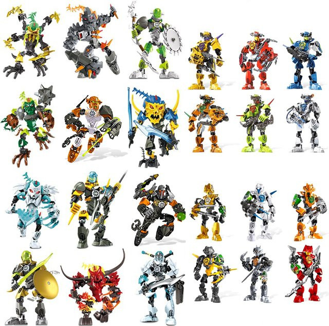 LEGO Hero Factory Star Warrior, 2in1 Kombinationsroboter Mech, Bionicle Figuren, Bausteine - Bild 1