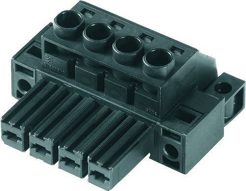Weidmüller Buchsengehäuse-Kabel BV/SV in Schwarz, 6 Polzahl, Rastermaß: 7.62 mm, 50 Stück - Bild 1
