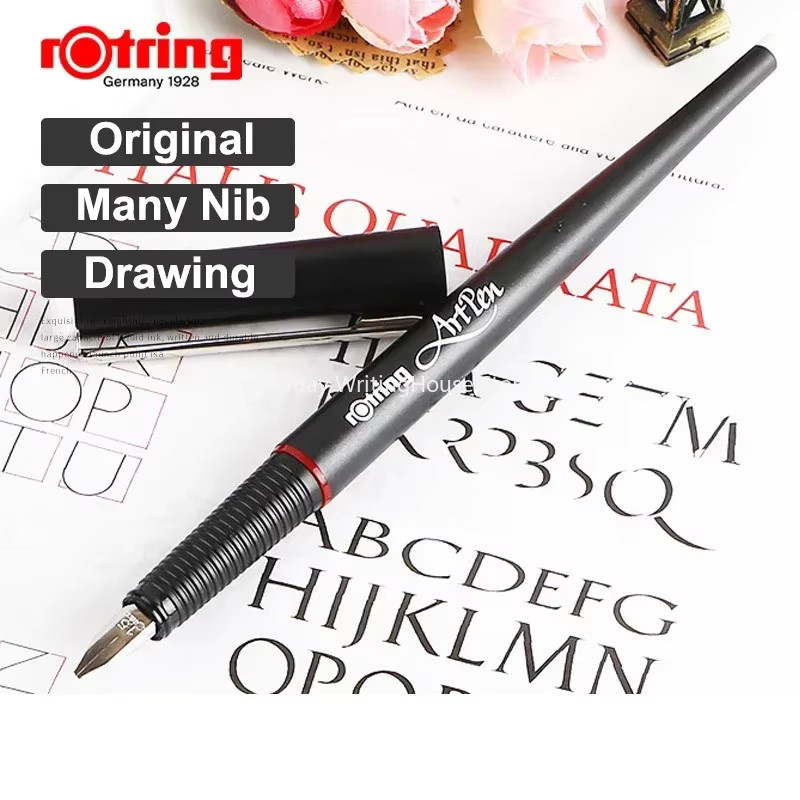 Rotring Original Füllfederhalter in Schwarz mit schwarzer Tinte - Bild 4
