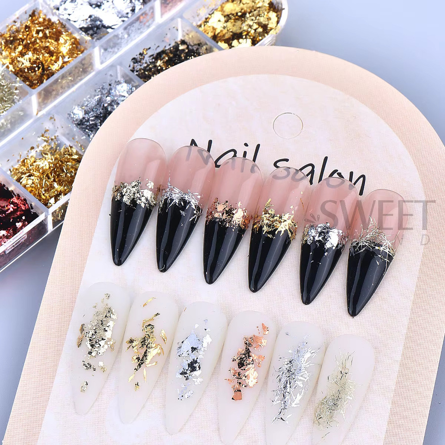 Sweet Trend Nagelglitzer, Metallic, 12 Gitter - Bild 4