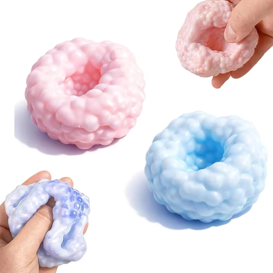 GSF Knuspriger Squishy Stressball, Eisoptik, Fidget Sensorischer Quetschball - Bild 2
