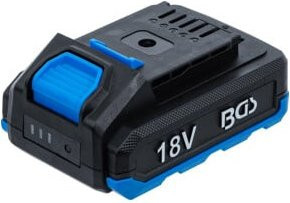 BGS Akku 2,0 Ah für das BGS 18-V-Akku-System in Schwarz - Bild 1