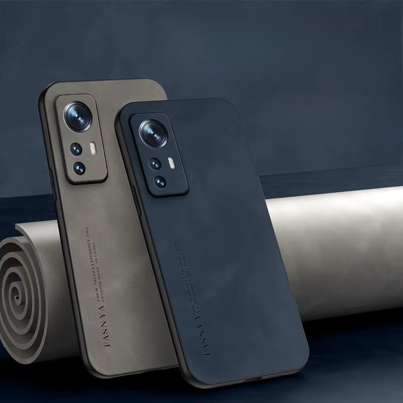Luxus PU Leder Handyhülle für Xiaomi 15 14 13T 14T Pro Note 14 Pro und Poco X7 in Grau - Bild 3