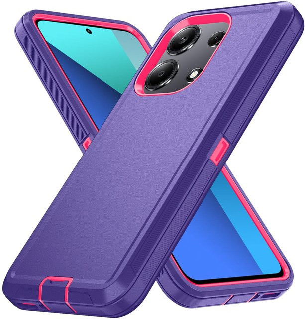 Robuste Heavy Duty Schutzhülle für Samsung Galaxy A71, A73 und S9, stoßfest und staubdicht, Farbe: Purple - Bild 1