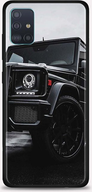 Samsung Handyhülle aus weichem Silikon mit Sport-Autos-Design für Galaxy A51 A71 A21s A11 A31 A41 A91 A72 A12 A02s in Schwarz - Bild 1