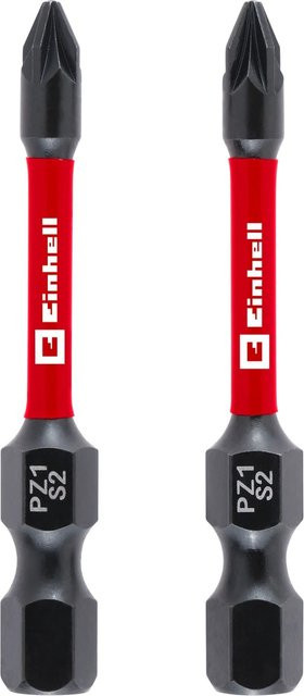 Einhell Impact Bit-Set 2-teilig PZ1 in Rot aus Stahl, Länge: 50 mm - Bild 1