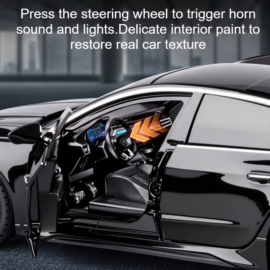MAKEDA RS7 A6L Modell, Spielzeugauto, 1:24, Metall, mit Licht und Sound - Bild 4