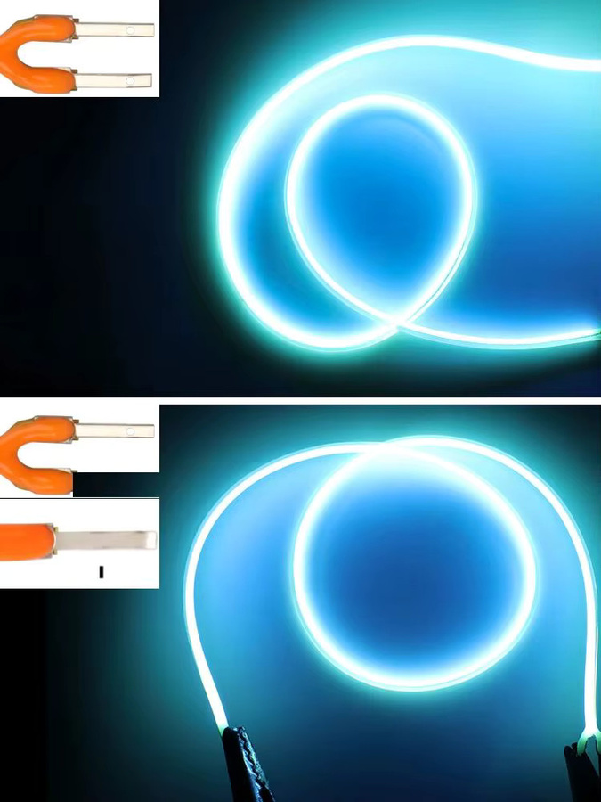 OCONA Flexible LED-Filamente für DIY-Lampen, 2-in-1 DC 3V, frei zuschneidbar, Farben: Rosa, Weiß, Rot, Blau, Farbtemperatur: 2700K, Länge: 30 cm - Bild 4
