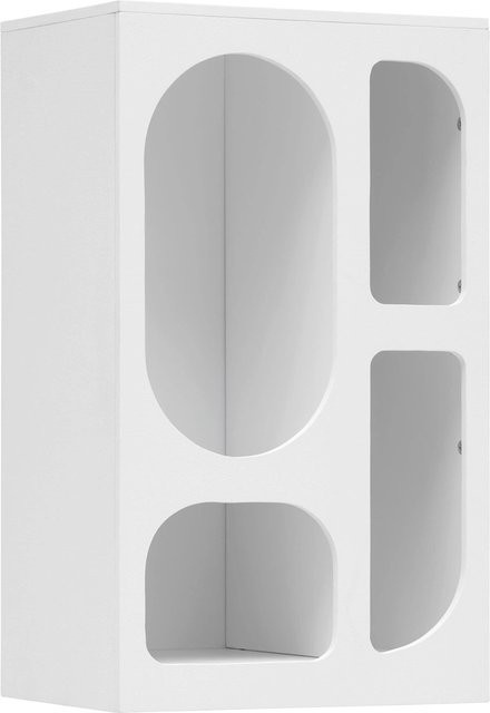 Premium Living Regal Setto Weiß modern mit Rückwand - Bild 1