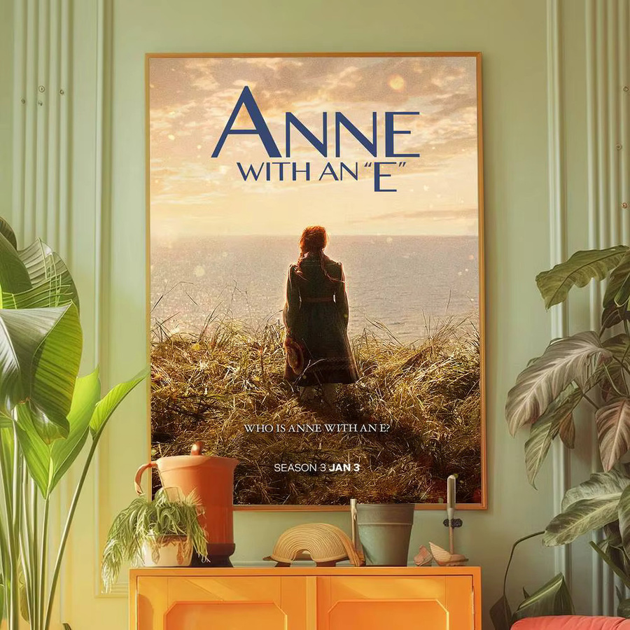 Selbstklebendes Wandkunst-Poster Anne With An E TV-Serie auf Leinwand, Mehrfarbig, Rechteckig - Bild 6