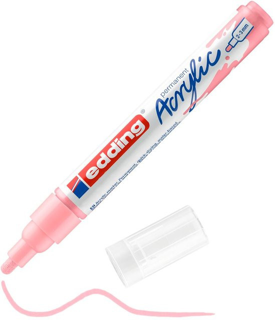 edding 5100 Acrylmarker Mittel in Edel Mauve mit Pigmenten für permanente Ergebnisse - Bild 1