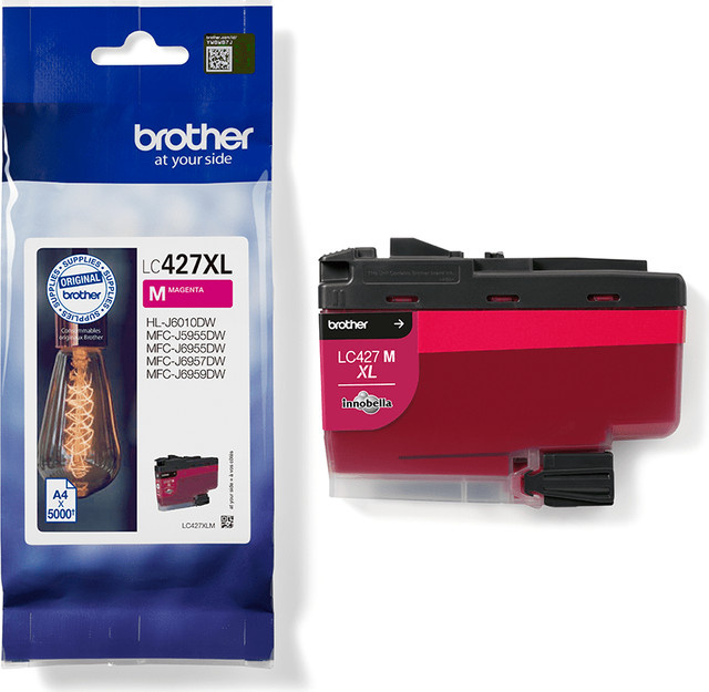 Original Brother Tintenpatrone LC427XLM Magenta für Inkjet-Drucker - Bild 1