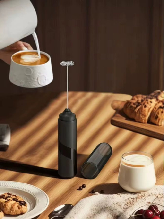 XIADYINJIA Elektrischer Milchaufschäumer und Kaffeemixer in Schwarz - Bild 6