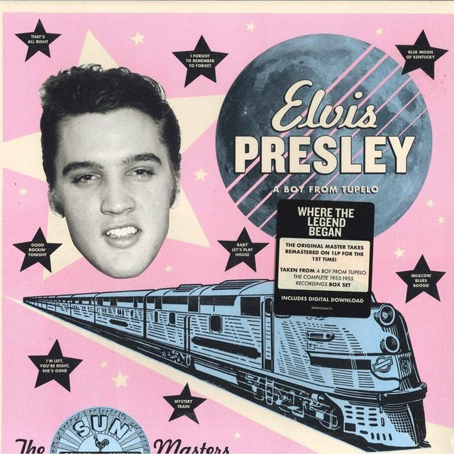Elvis Presley - A Boy From Tupelo: The Sun Masters LP Schallplatte von RCA (Rock, Grau/Mehrfarbig) - Bild 1