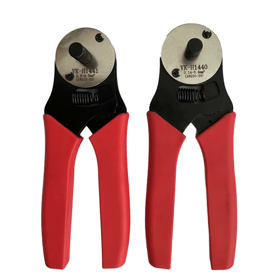 WOZOBUY Crimpwerkzeug Mini-Crimpzange mit geschlossenem Zylinder und 8 Abdrucktypen für 4-Wege-Einkerbung - Bild 2