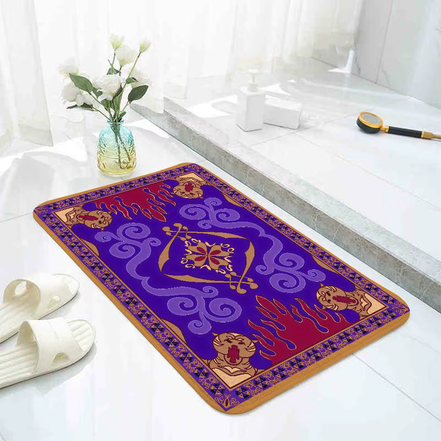 Aladdin Orient Teppich-Bodenmatte als saugfähige Fußmatte für Badezimmer, Küche oder Eingangsbereich, B/T: 60 x 40 cm - Bild 2