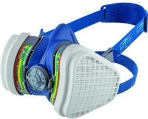 GVS Elipse Mehrweg-Halbmaske ABEK1-P3 RD in Blau, Größe M/L - Bild 1