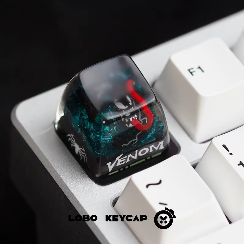 Attack Shark Anime Keycap für mechanische Tastaturen mit lichtdurchlässigem Harz und Single Character Animation Design - Bild 2