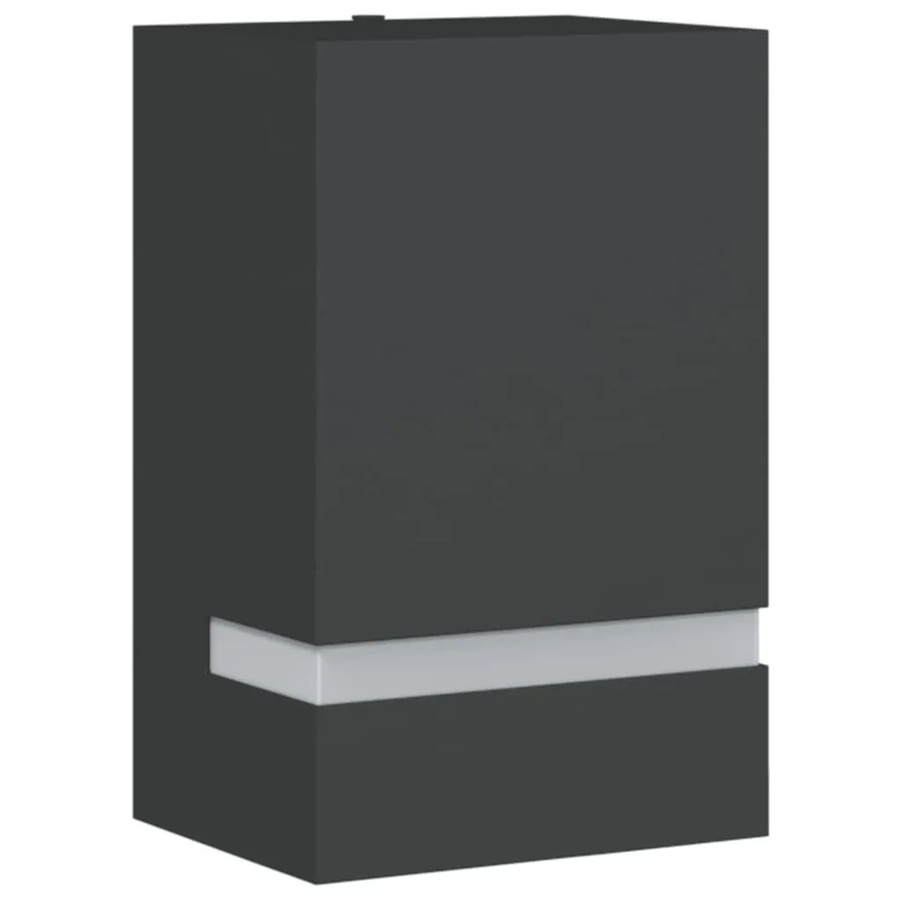 vidaXL Außenwandleuchte Schwarz aus Edelstahl und Polycarbonat mit GU10 Fassung für Garten und Außenbereich IP44 - Bild 2