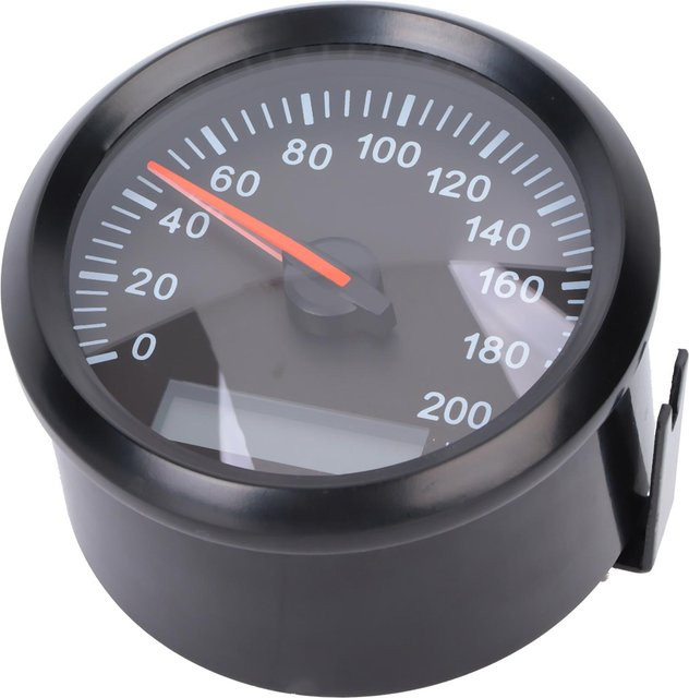 GoolRC Digitaler Geschwindigkeitsmesser mit Hintergrundbeleuchtung für 12V 24V Fahrzeuge, Auto, Motorrad und Boot, Multicolor, 85mm - Bild 1