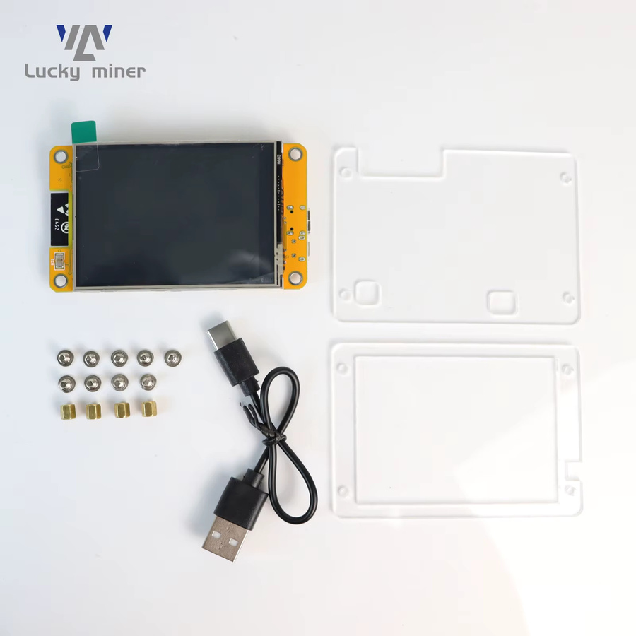 Lucky Miner LV04 Mini Bitcoin Miner 1000KH/s BTC Solo Lotterie-Mining-Gerät mit 2,8-Zoll-Display - Bild 2