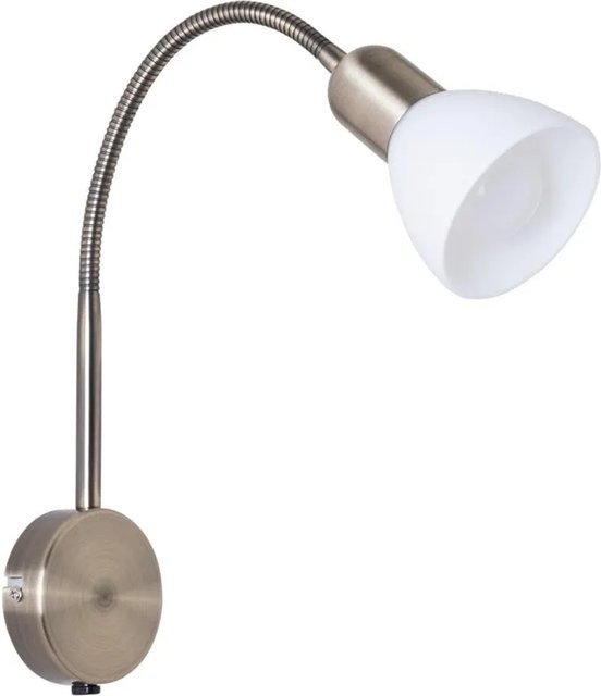 ARTE LAMP LED Wandleuchte modern in Weiß aus Metall und Glas dimmbar - Bild 1