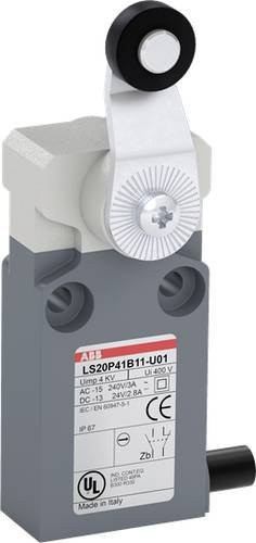 ABB LS20P41B11-U01 Positionsschalter 10A mit Kuppenstößel in Grau - Bild 1