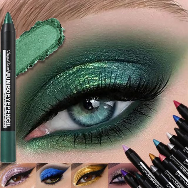 Rauchgrüner Lidschattenstift, Metallic, Unisex - Bild 1