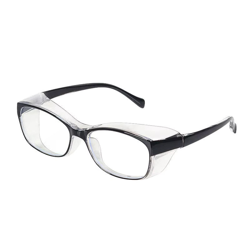 3er-Set Arbeitsschutzbrille transparent gegen Spritzer, Wind und Staub mit optischem Rahmen - Bild 4