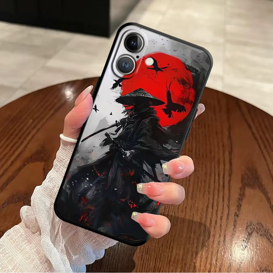 Handyhülle Sunset Warrior für iPhone Modelle in Multicolour mit weicher Rückseite - Bild 2