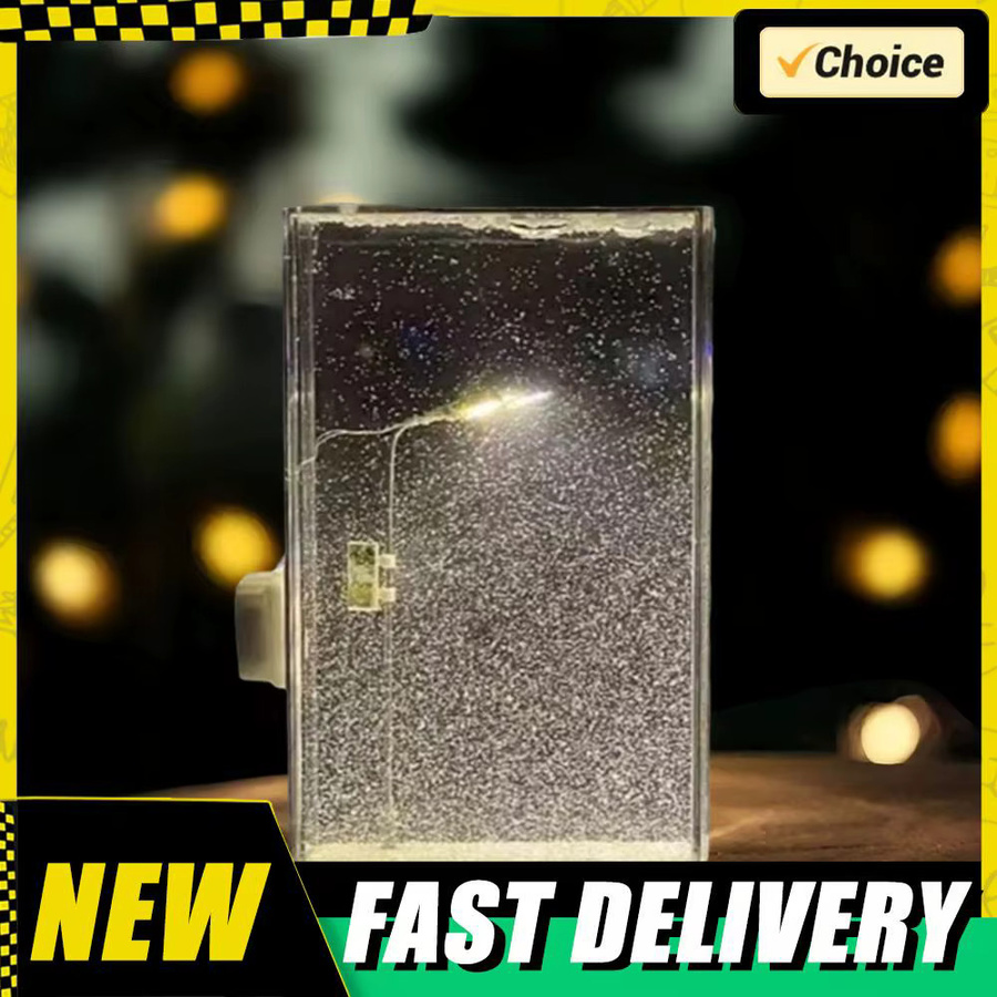 APWIKOGER Schnee Landschaft Nachtlicht DIY Bastelset für Weihnachten, Weiß, Tischlampe - Bild 2