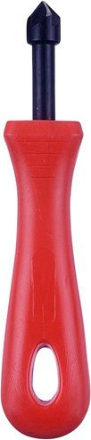 Connex Handsenker aus Kunststoff und Metall in Rot und Grau - Bild 1