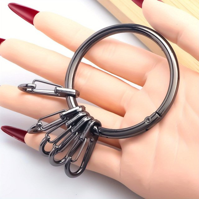 Yuchains Schlüsselanhänger mit Schnellverschlussfeder, Unisex - Bild 1