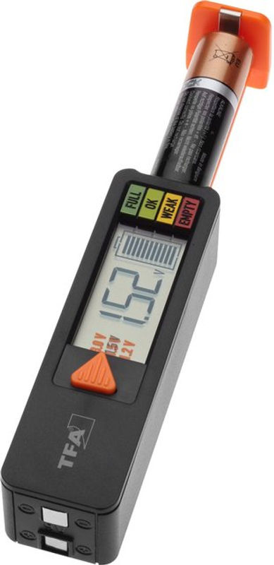 TFA Dostmann Batterietester BatteryCheck in Schwarz - Bild 2