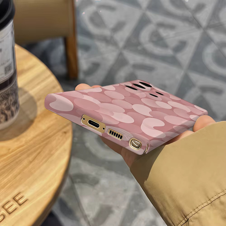 Stoßfeste Blob Handyhülle in Rosa für Samsung Galaxy S26 S25 S24 S23 Ultra Plus mit robuster Doppelschicht-Rückabdeckung - Bild 4