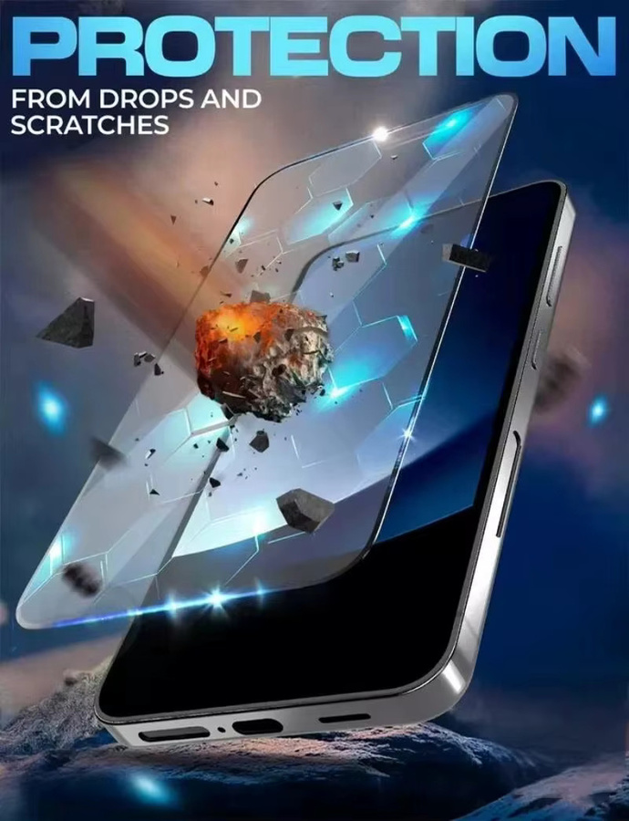 Displayschutzfolie aus gehärtetem Glas mit oleophober Beschichtung für Samsung Galaxy S26 Ultra S25 S24 S23 Plus S22 S20 FE, transparent - Bild 2