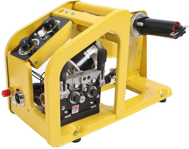 Aimo Automatisches Schweißdrahtvorschubgerät mit Doppelantrieb für CO2 MAG Schweißgeräte, DC24V 350A, Farbe: Gelb, Material: Stahl - Bild 1