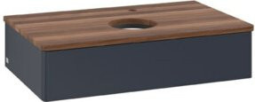 V&B Waschtischunterschrank Antao ohne Frontstruktur, Farbe: Lackiert, B/T/H: 80 x 50 x 19 cm - Bild 1