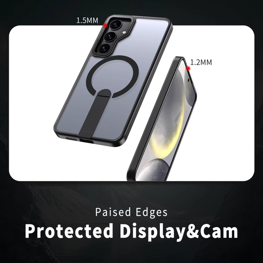 Transparente MagSafe Magnetische Ladestation Hülle für Samsung Galaxy S26 S25 S24 S23 Ultra Plus S24 FE Edge - Bild 5