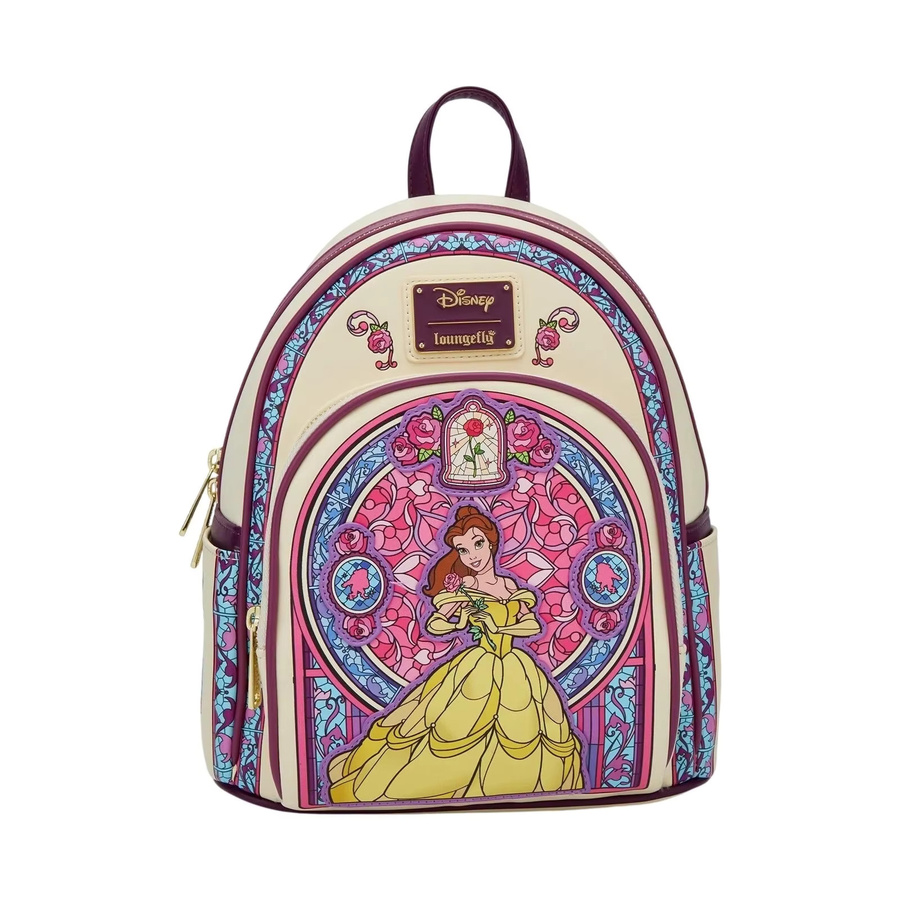 Disney Die Schöne und das Biest Rucksack, bunter Glas-Mini-Rucksack - Bild 2
