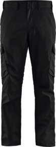 BLAKLÄDER Bundhose Industrie Stretch in Schwarz und Dunkelgrau mit Reflexstreifen, Konfektionsgröße DE: 106 - Bild 1